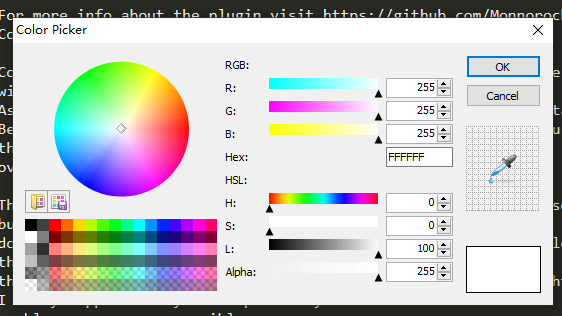 Sublime 颜色选择插件color highlighter – 蓝鲸分享